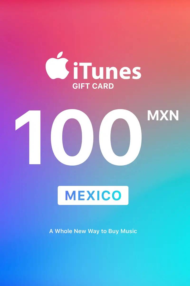 Apple iTunes $100 MXN Gift Card (MX) - Digital Code