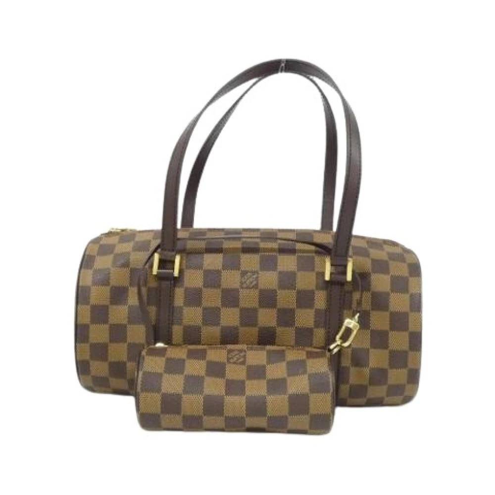 Louis Vuitton Vintage Pre-owned Handbag Pouch - Vintage - Dame - Brun - ONE SIZE - Uld