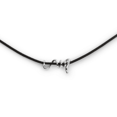 Spiral Abstract Design 14K Recycled Gold Necklace | Akind 14K White Gold
