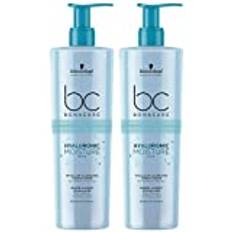 Schwarzkopf BC bonacure hyaluronic moisture kick micellar rengöring balsam 2 x 500 ml