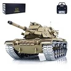 TOUCAN RC HOBBY 1/16 TD RC stridsvagn M60A1 ERA USA radiostyrd pansarmodell metall hjulspår