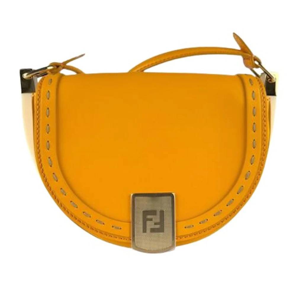 Fendi Vintage Pre-owned Vintage Skuldertaske - Vintage - Dame - Orange - ONE SIZE - Uld