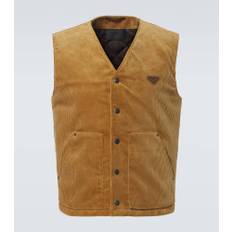 Prada Cotton corduroy vest - brown - EU 44