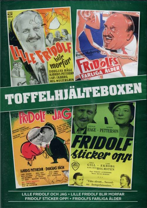 DVD - Toffelhjälteboxen (Lilla Fridolf x4) - Begagnad DVD