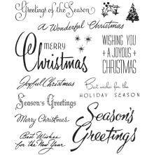 Tim Holtz Cling Stamps 7X8.5 - Christmastime #3 CMS427