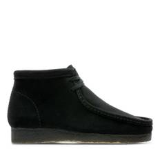 Clarks, Sko, Dame, Sort, 40 EU, Uld, Wallabee Boot w