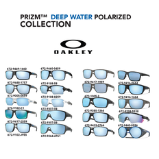 Oakley Prizm Deep Water Polarized Collection: 672-9208-5538 Radar Ev Path Mttblk