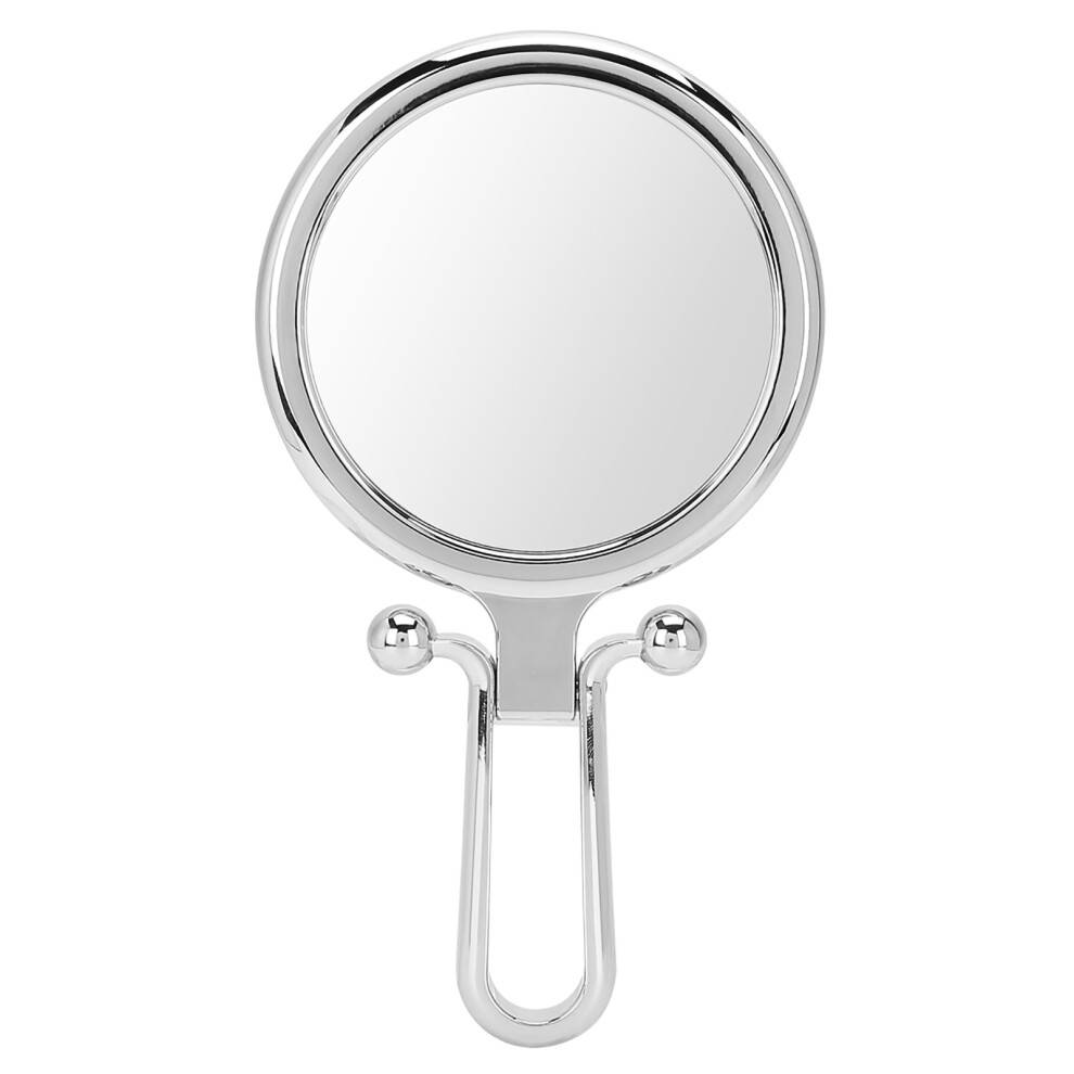 Dobbeltsidet makeupspejl med foldbart design, bærbart makeupspejl til brug i hjemmet på badeværelset, forstørrelsesglas makeupspejl 5x med