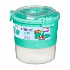 Lunch Stack Round 965 ml - Minty Teal - Sistema To Go