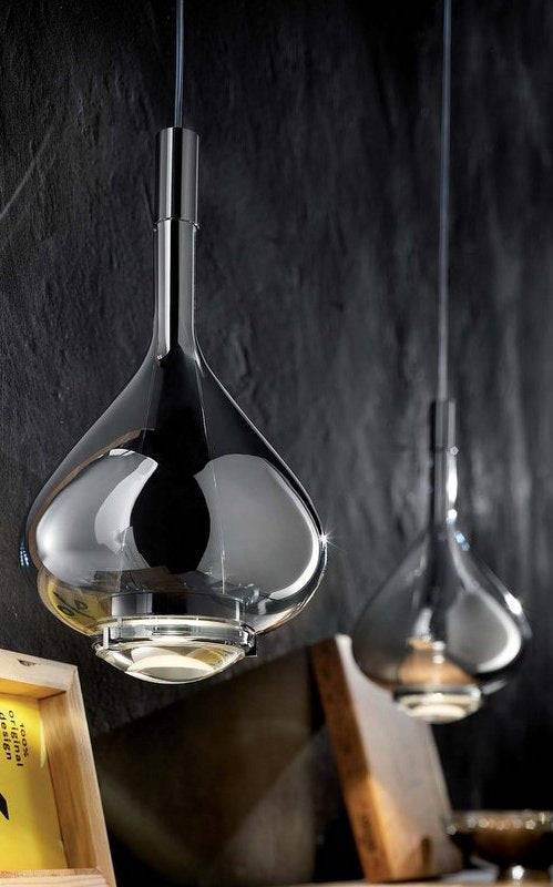 Skyfall pendel fra Lodes - Ø22 cm/krom glas