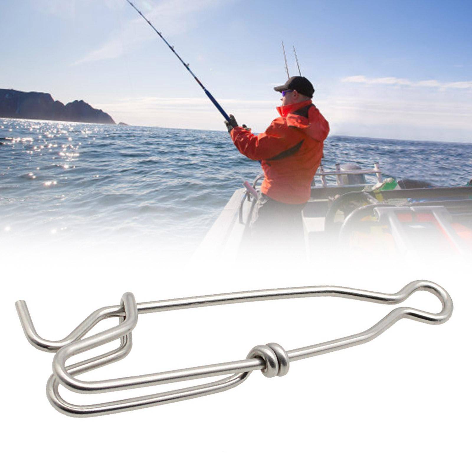 Långa Klämmor Fiskelina Klämmor Fiskesnabbkrok Terminalutrustning Betesklämma Fiskekopplingar Tackel Tillbehör