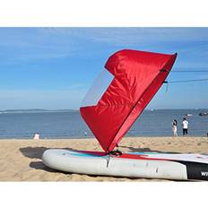 Kajak Sejl, 42   Holdbar Downwind Vind Sejl Sup Paddle Board Øjeblikkelig Popup til Kajak Båd Sejlbåd Kano Sammenfoldelig Stil
