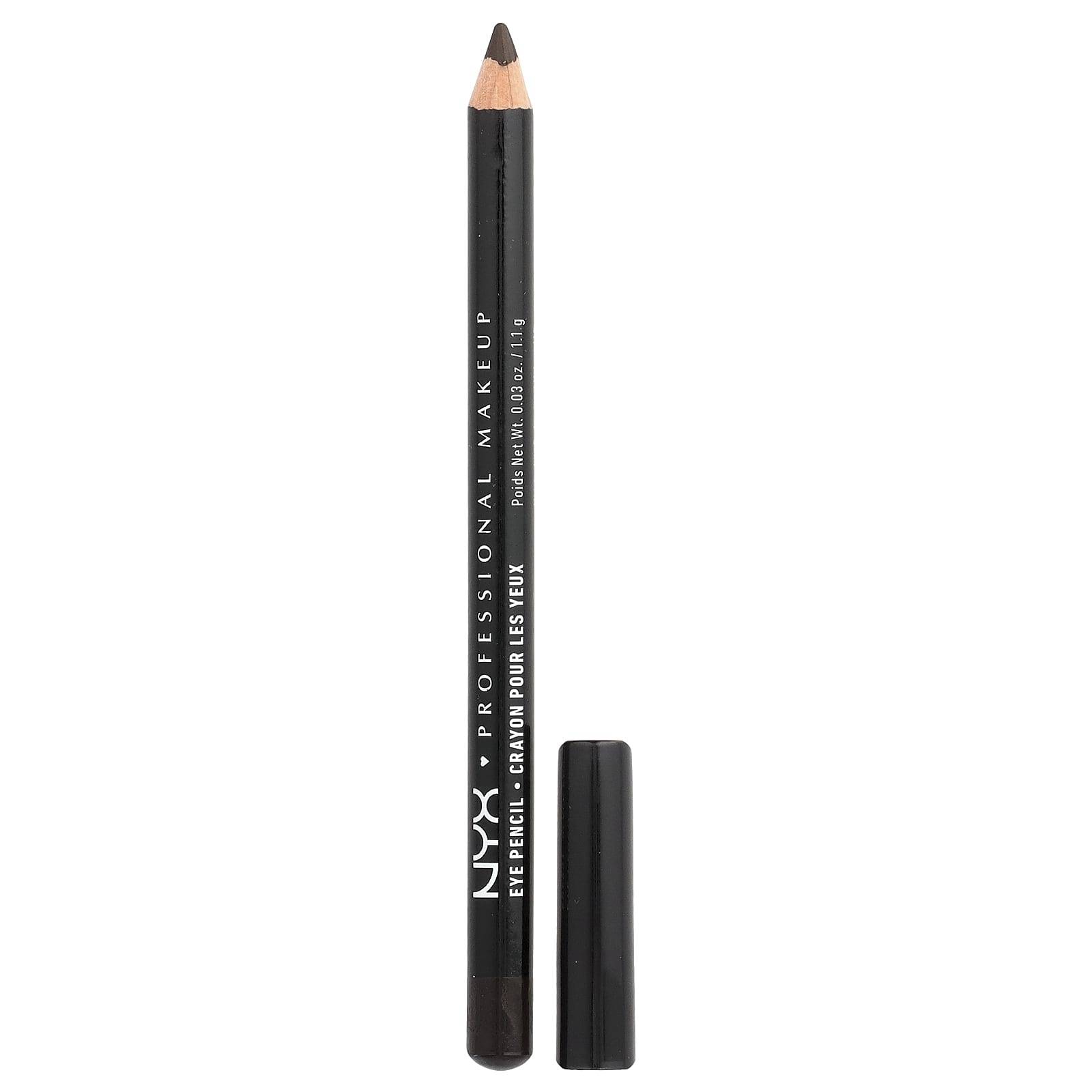 NYX Professional Makeup, Slim Eye Pencil, 931 Black Brown, 1.1g (0.03oz)