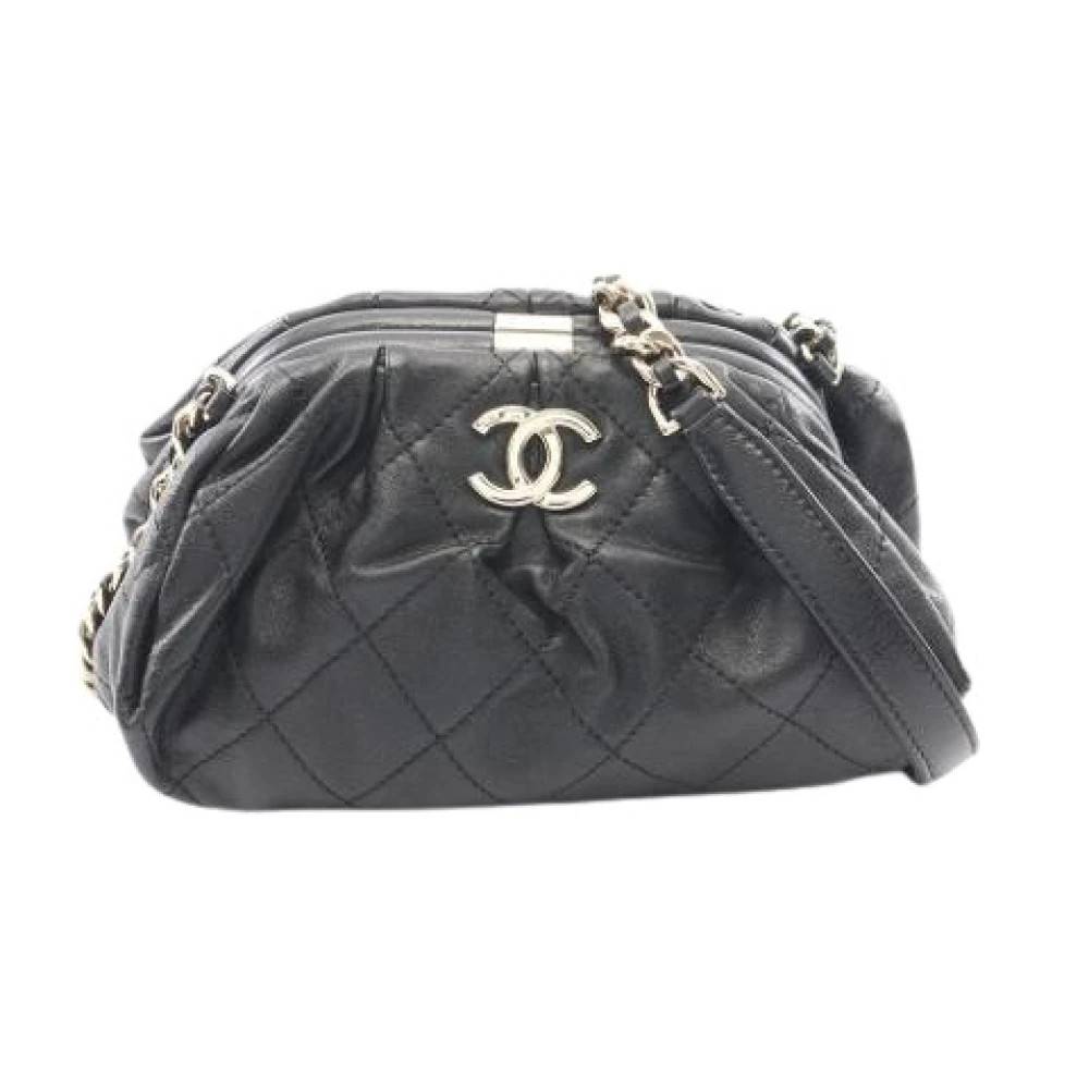 Chanel Vintage Pre-owned Vintage Skuldertaske - Vintage - Dame - Sort - ONE SIZE - Uld