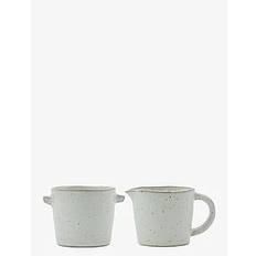 house doctor Milk and sugar set, HDPion, Grey/White - Kannor & Karaffer - GREY/WHITE / grey
