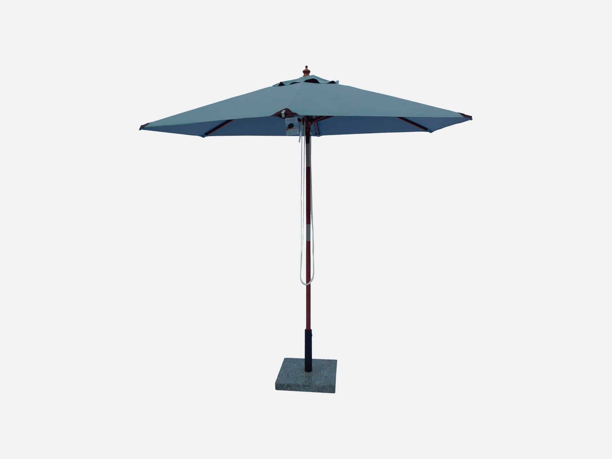 Haveparasol med vip. Geneve Grå -250 cm Ø