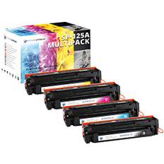 4 Schneider Printware Toner | 40% mehr Leistung | kompatibel zu HP 125A für HP Color Laserjet CM1312nfi MFP CP1215 CP1510 CP1514n CP1515n CP1518ni