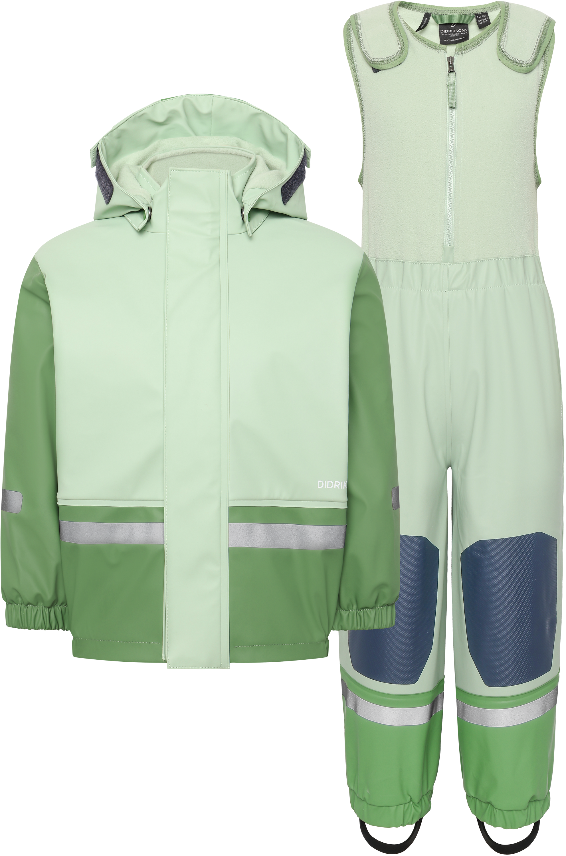 Didriksons Boardman Fodrat Regnset Barn Light Algae Green