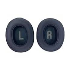 tecinity Ersättningskuddar för JBL Tune 700 (700BT)/710(710BT)/720(720BT)/750(750BTNC) hörlurar, ersättningsstoppning för JBL Tune 760(760NC)/770(770NC), mjukt läder (blå)