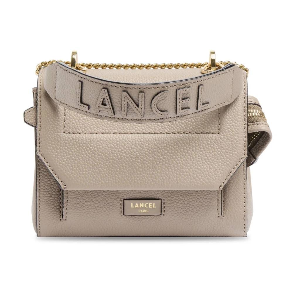 Lancel Ninon Lille Skuldertaske - Tasker - Dame - Grå - ONE SIZE - Uld