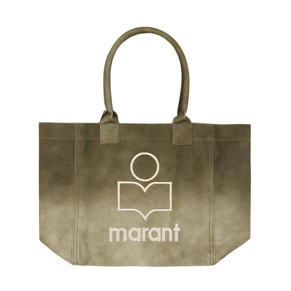 Isabel Marant Yenky Lille Tote - Tasker - Dame - Grøn - ONE SIZE - Bomuld