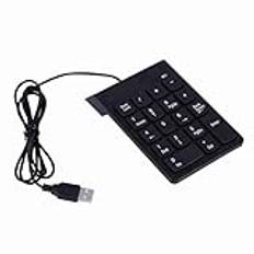 TOUISEDGI USB Numeric Keypad Mini Number Pad Numpad 18 Keys Keyboard Plug Play Compatible great for Notebook Users