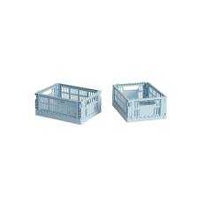 HAY Colour Crate Mini (2 stk.) Soft Blue
