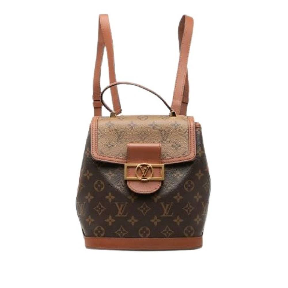 Louis Vuitton Vintage Pre-owned Dauphine PM Rygsæk - Vintage - Dame - Brun - ONE SIZE - Uld