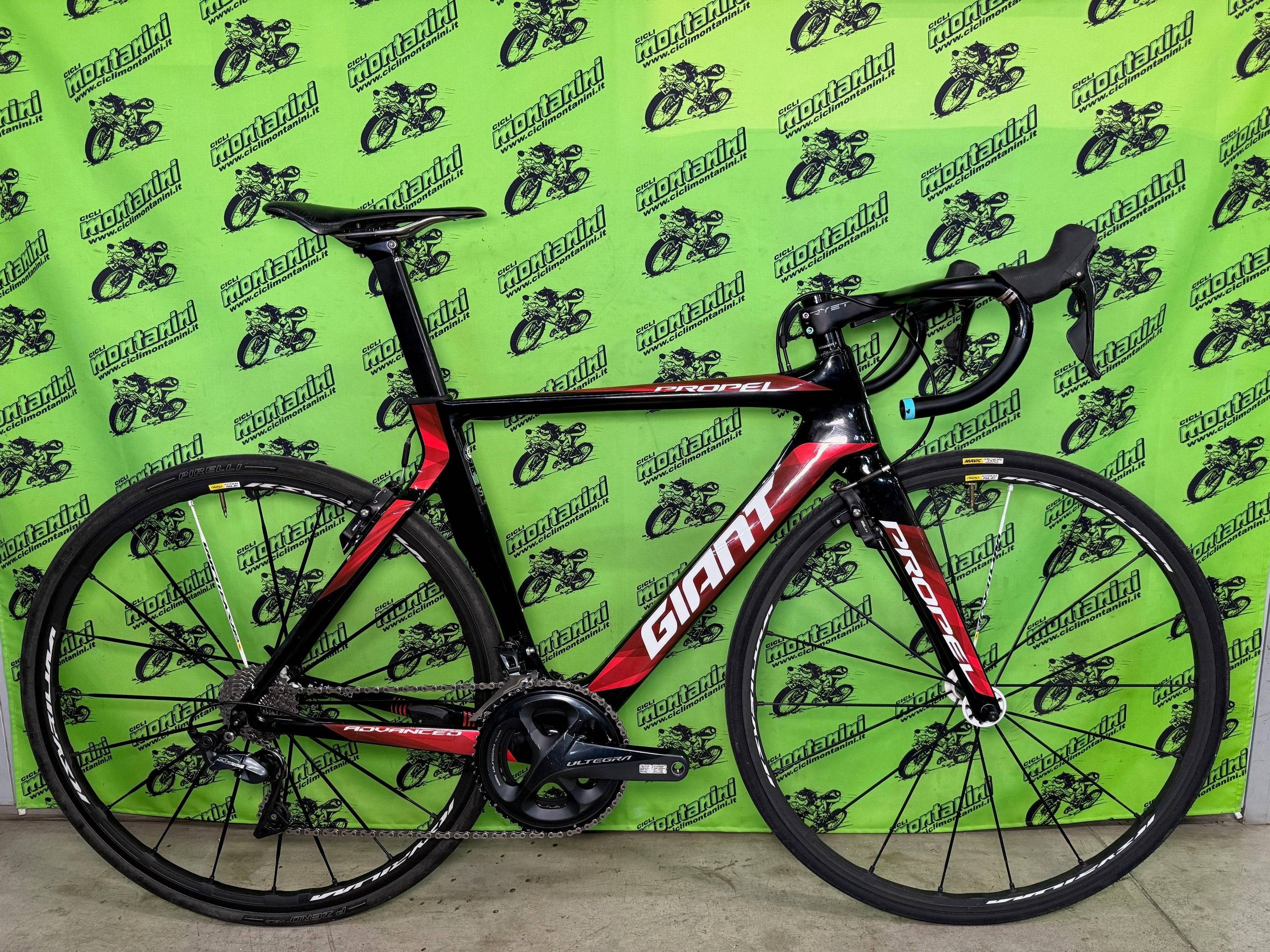 Giant PROPEL ADVANCED PRO 1 2017 - SHIMANO ULTEGTRA 11 V. - MAVIC KSYRIUM SLE - 017 / s / nero