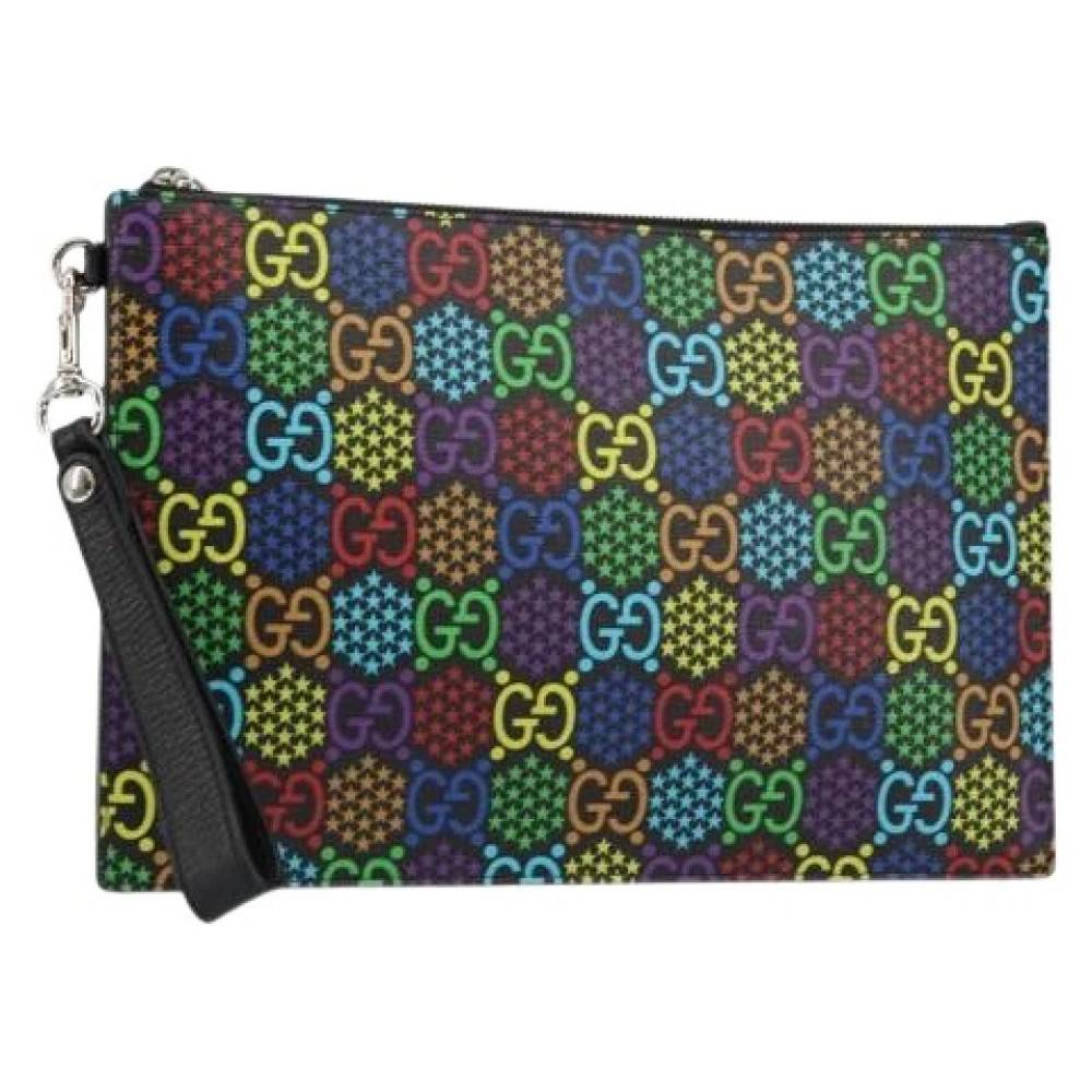 Gucci Vintage Pre-owned Vintage GG Canvas Clutch - Vintage - Dame - Flerfarvet - ONE SIZE -