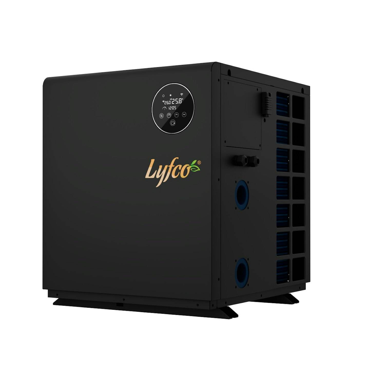 Poolvärmepump Lyfco Vertikal Inverter 13kW Med WiFi-Styrning