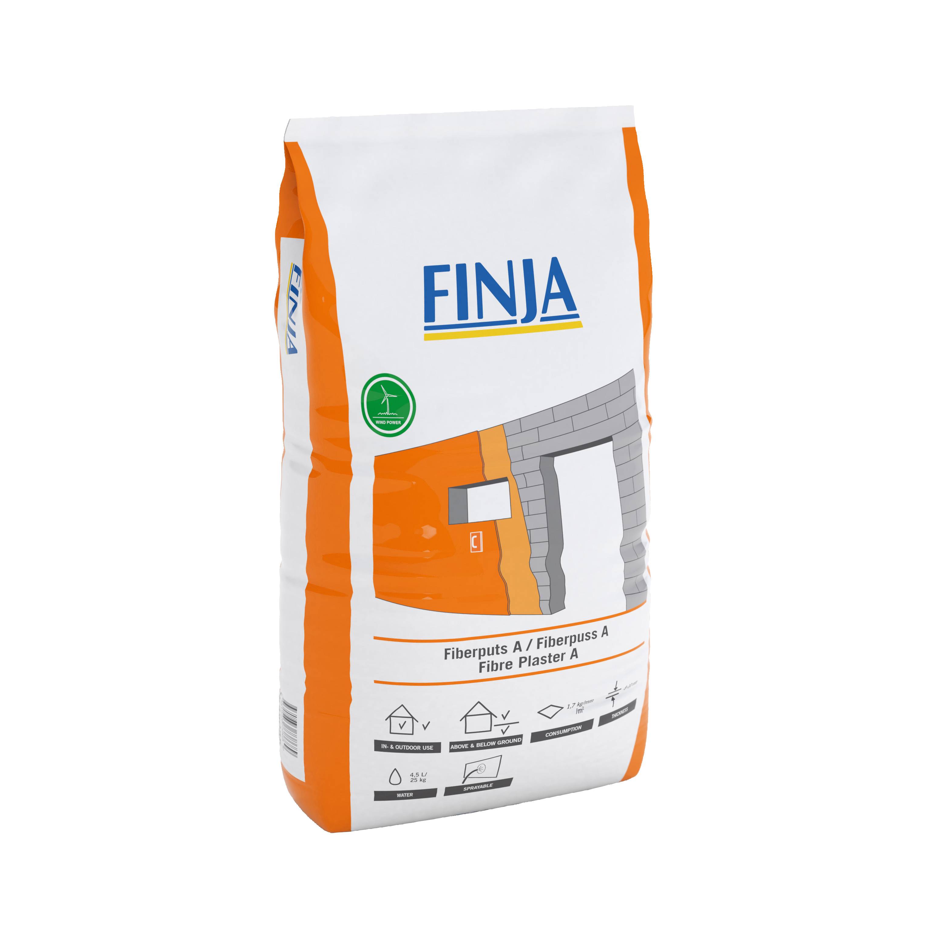 Finja Fiberputs A, 25 kg