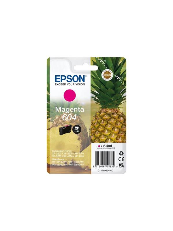 Epson 604 - magenta - original - ink cartridge