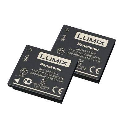 Panasonic Battery DMW-BCK 7  pack of 2