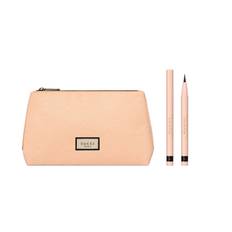 Gucci - Ink Eyeliner 01 Eve Black + Corp Zip Pouch