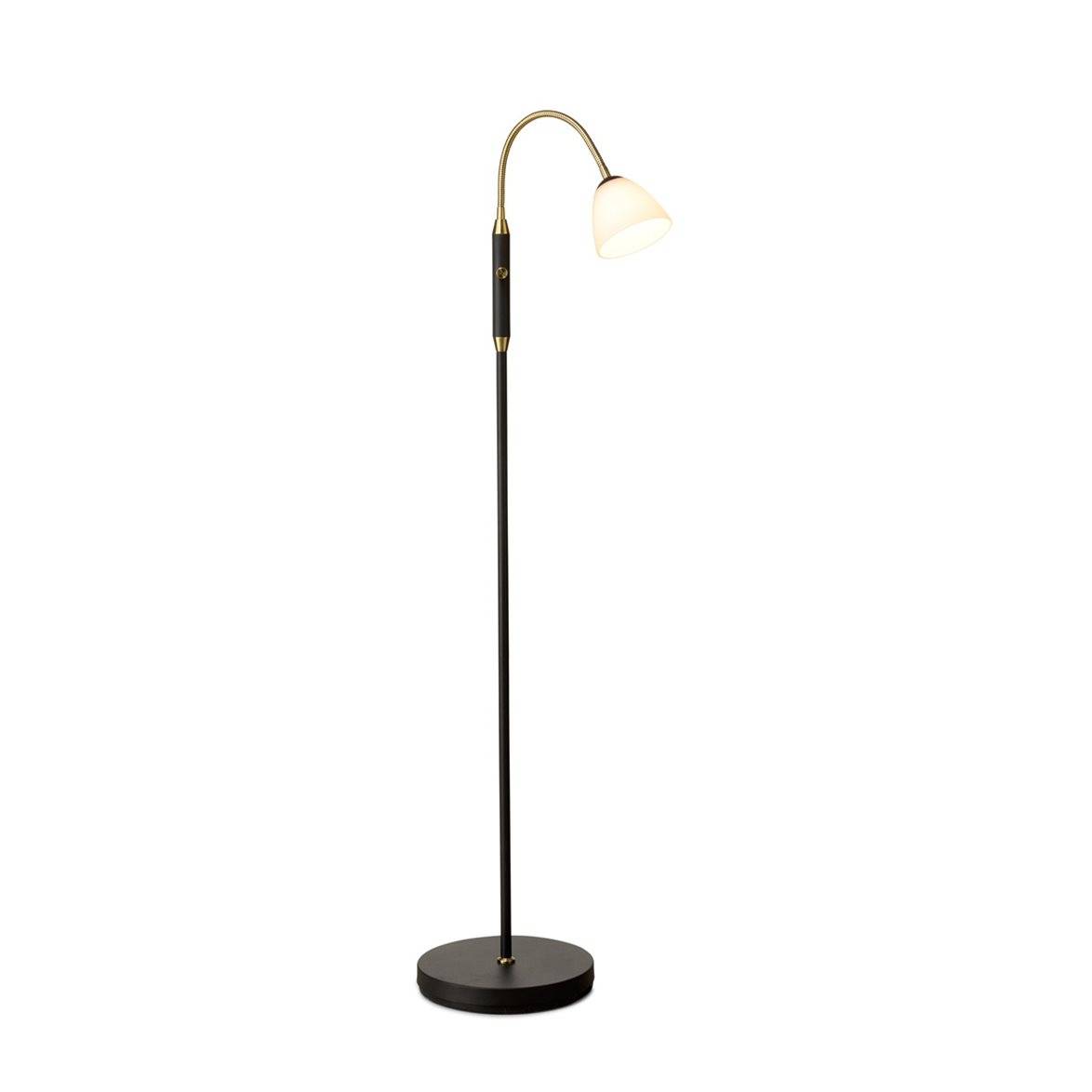Halo Design Lucid LED-golvlampa 1 L Opal-Antik