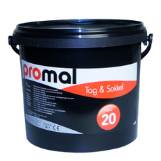 Promal Sokkelmaling/Tagmaling Sort 2,5 Liter