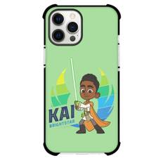 Star Wars Young Jedi Adventures Kai Brightstar Phone Case For iPhone And Samsung Galaxy - Kai Brightstar Standing On Green Poster