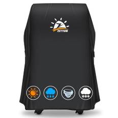 Zettum Grillabdeckung 76 cm - 7105 Grill Abdeckung für Weber Spirit 210 Grill, Heavy Duty & Wasserdicht, PU abdeckhaube für Weber Spirit E-210 mit klappbarer Seitenablage (76 L x 66 B x 109 H cm)