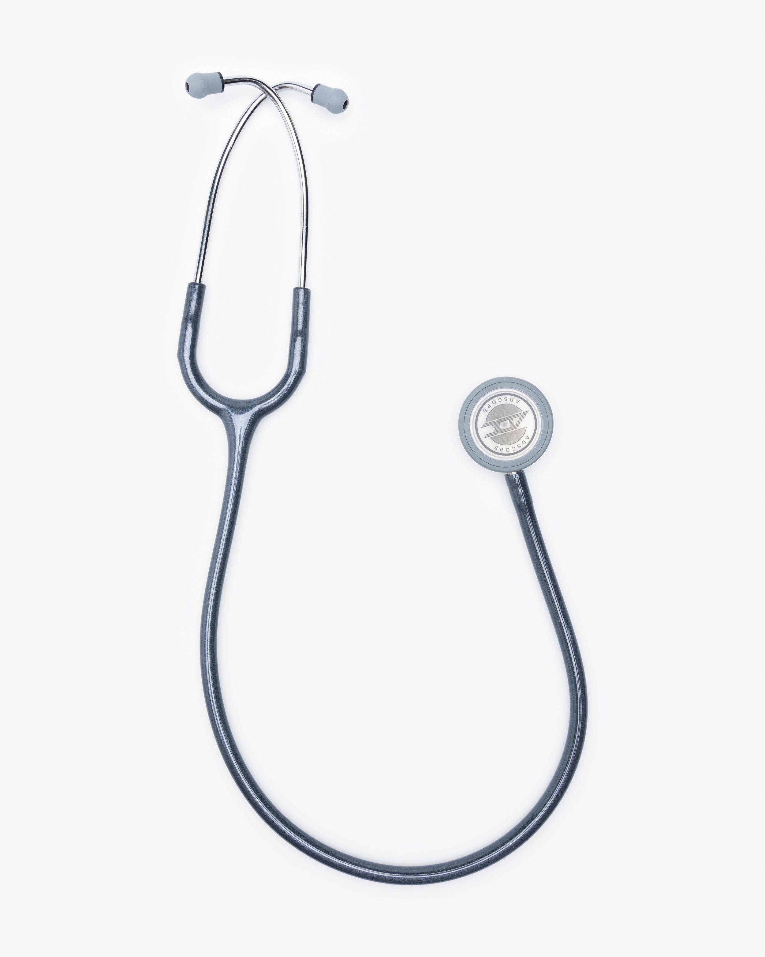 ADC 608 Clinician Stetoskop Grå Metallic