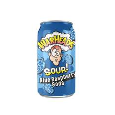 Warheads Soda Blue Rasberry Sour 355 ml. - Sodavand