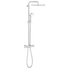 Grohe Tempesta Cosmopolitan System 250 Cube Duschsystem mit Thermostatbatterie für die Wandmontage /Tempesta Cosmopolitan System 250 Cube Duschsystem mit Thermostatbatterie für die Wandmontage (chrom)