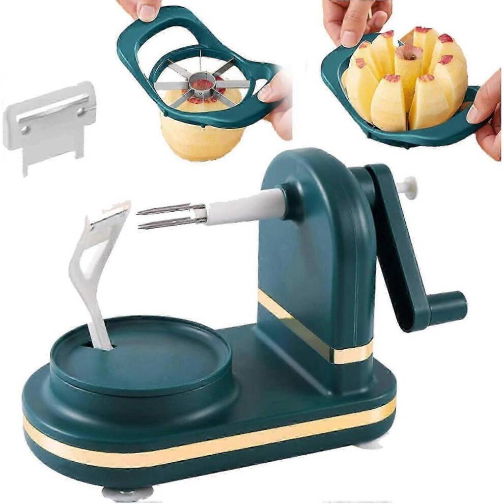 Æbleskræller, æbleskræller og -skærer, æbleskræller og -skærer, rustfrit stål SZRH AD