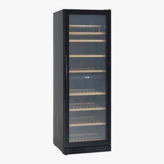 Vinkyl 126 flaskor 2 zon SV 124 B Svart