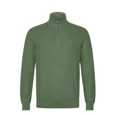 POLO RALPH LAUREN Mesh-Knit Cotton Quarter-Zip Sweater |Green |L