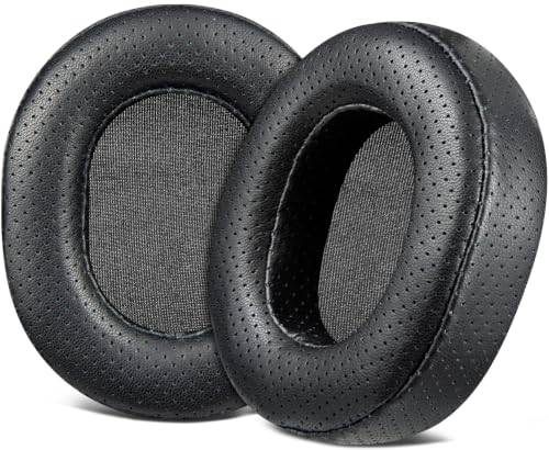 SOULWIT Ersättning Öronkuddar i lammskinn för SteelSeries Arctis 1/3/5/Arctis 7/7+/7P/7P+/7X/7X+/9/9X/Pro/Prime (passar inte Arctis Nova) Hörlurar, Earpads Öronkudde med högdensitetsskum - Svart