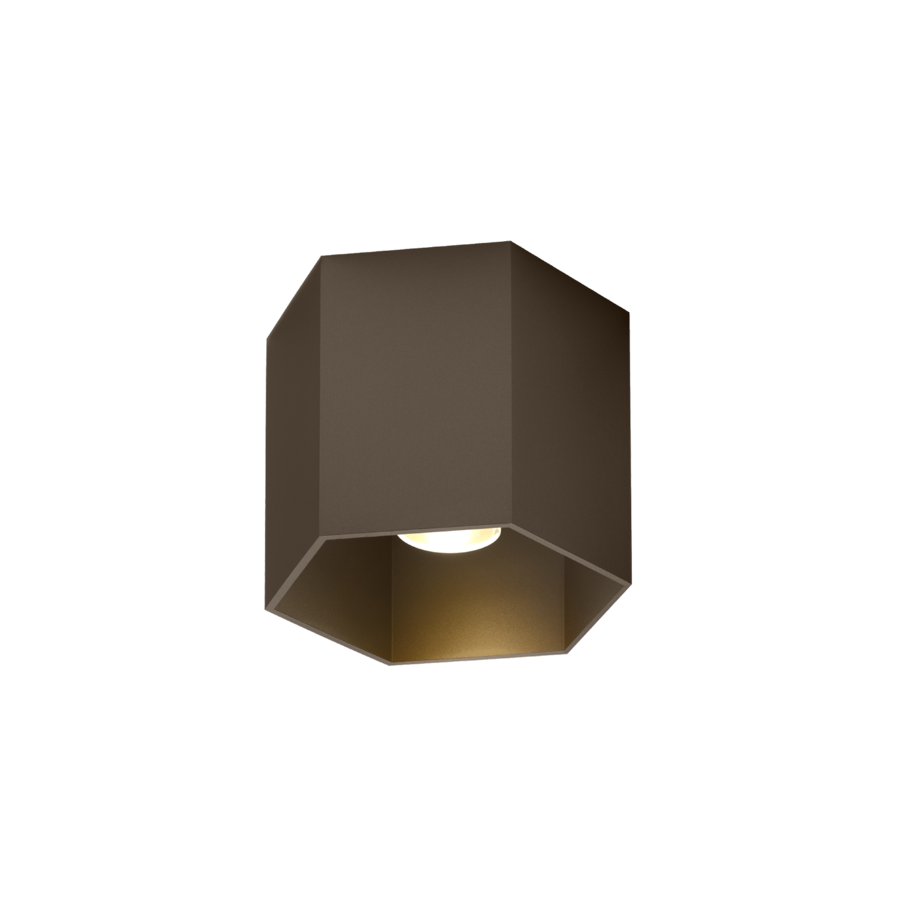 Hexo 1,0 loftlampe Wever & Ducré - Bronze / LED 8W 3000K 600Lm Ra80
