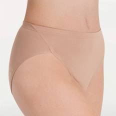 High-cut hudfarvet trusse