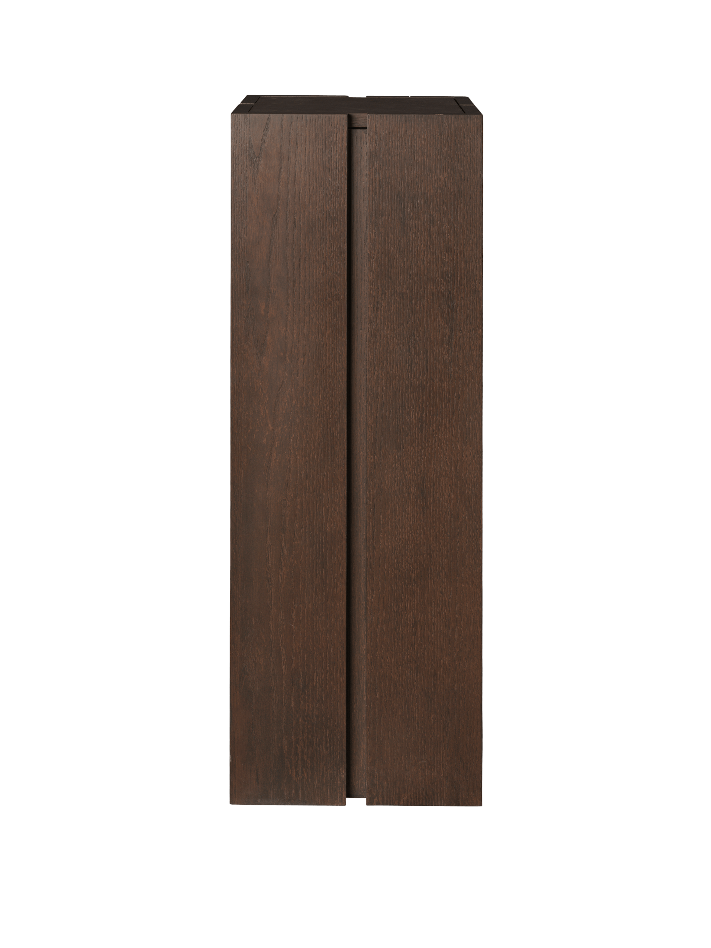 Parcel Pedestal - Dark Stained Oak - H90 cm