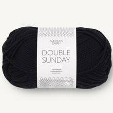 Sandnes Double Sunday 50g - Sandnes Double Sunday Svart 1099